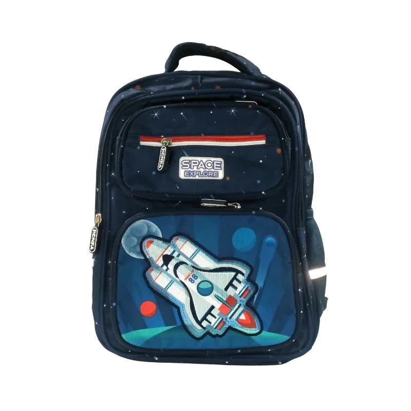 Space Explorer Rocket School Bag (2278) 16″ Adventure for Kids