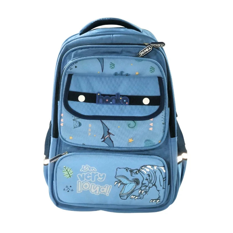 Honko Dino Theme Kids School Bag (3313) 16″ Adventure Style