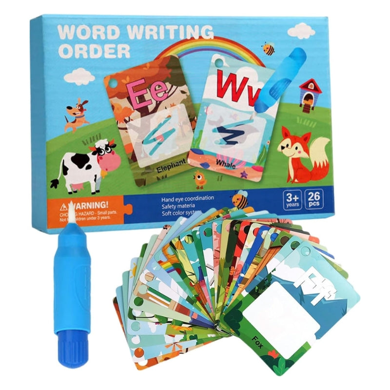 Word Writing Order Learning Toy Fun & Interactive Writing Practice (26 Pcs)