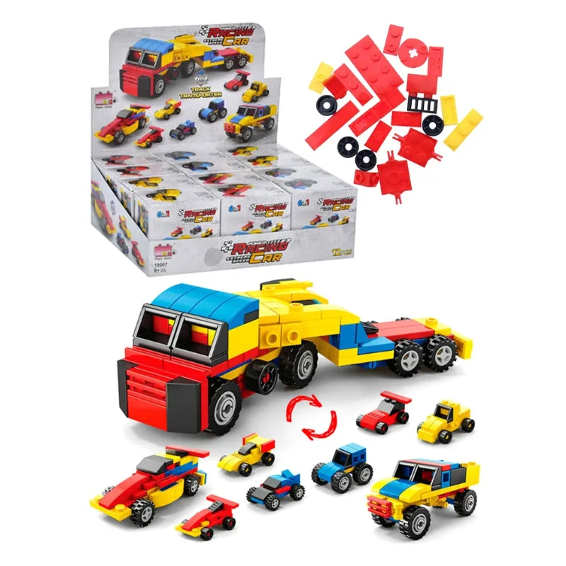 Racing Cars Blocks Set For Kids Pack Of 12