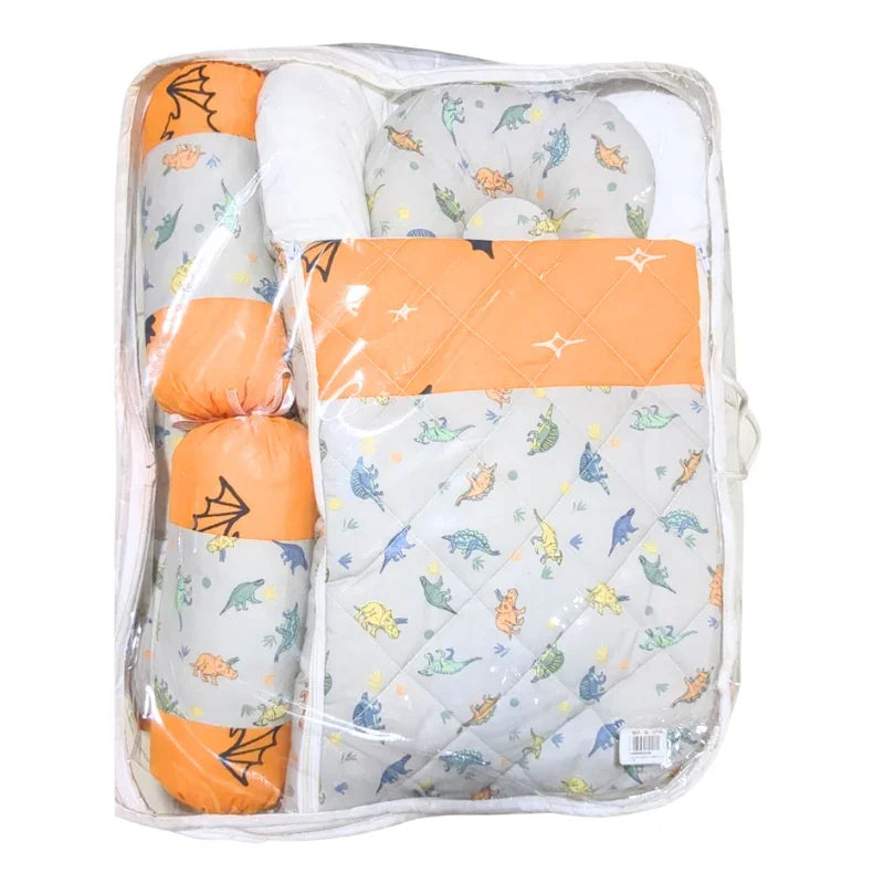 Dino Theme Baby Bedding Set Roarsome Comfort for Little Dreamers