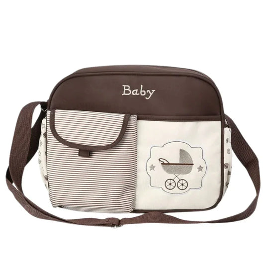 Multicolored Animal Print Maternity Diaper Bag – Stylish & Spacious Baby Nappy Changing Bag for Moms