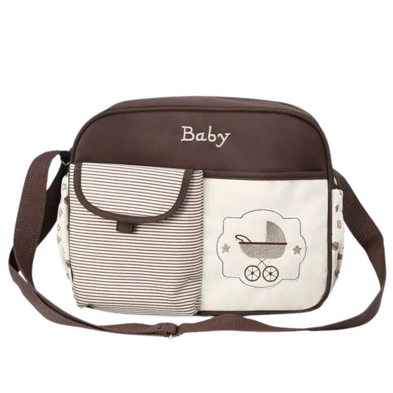 Multicolored Animal Print Maternity Diaper Bag – Stylish & Spacious Baby Nappy Changing Bag for Moms