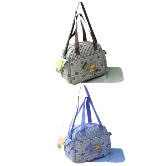 Diaper Bag Set  Wickel Baby Bag in Blue with Stylish  Functional Design