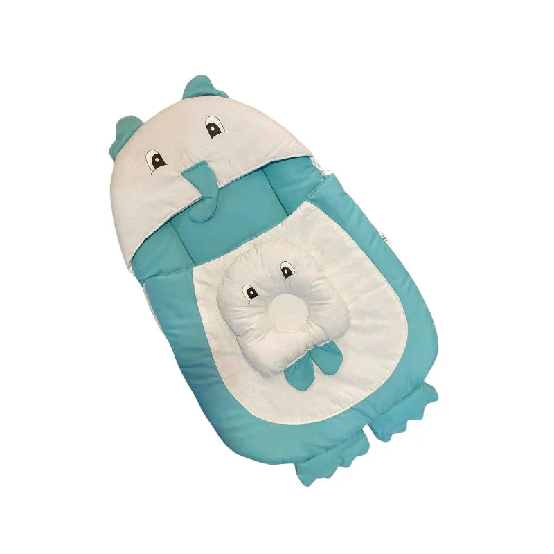 Cute Elephant Baby Nest  Soft  Comfortable and Safe Sleeping Pod for Infants