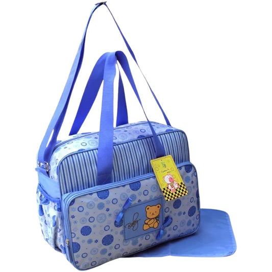 Diaper Bag Set  Wickel Baby Bag in Blue with Stylish  Functional Design