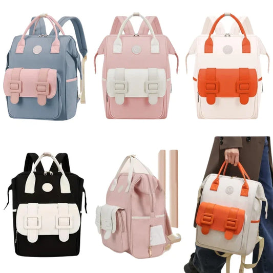 MomJourney Multi functional Diaper Backpack  Fashionable  Practical Baby Care Essential