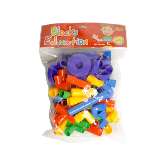 Creative Pipe-Shaped Building Blocks – Endless Construction Fun for Young Builders