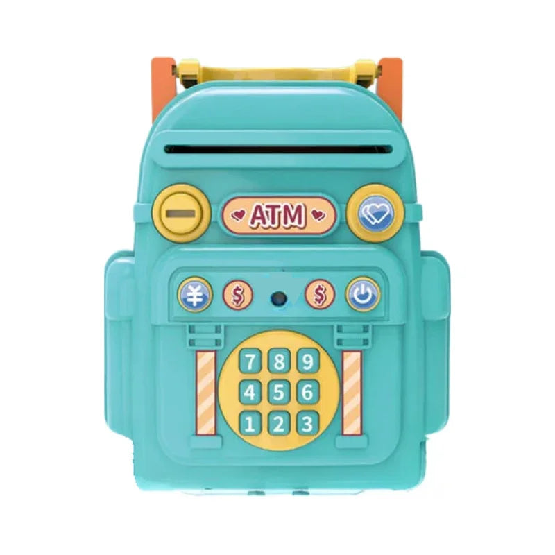 Backpack Shaped Bank ATM Machine Toy With Music For Kids