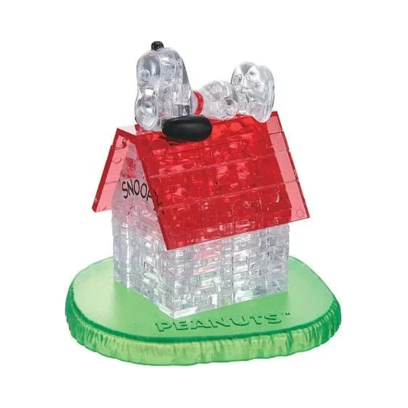 3D Crystal House Puzzle Playset For Kids