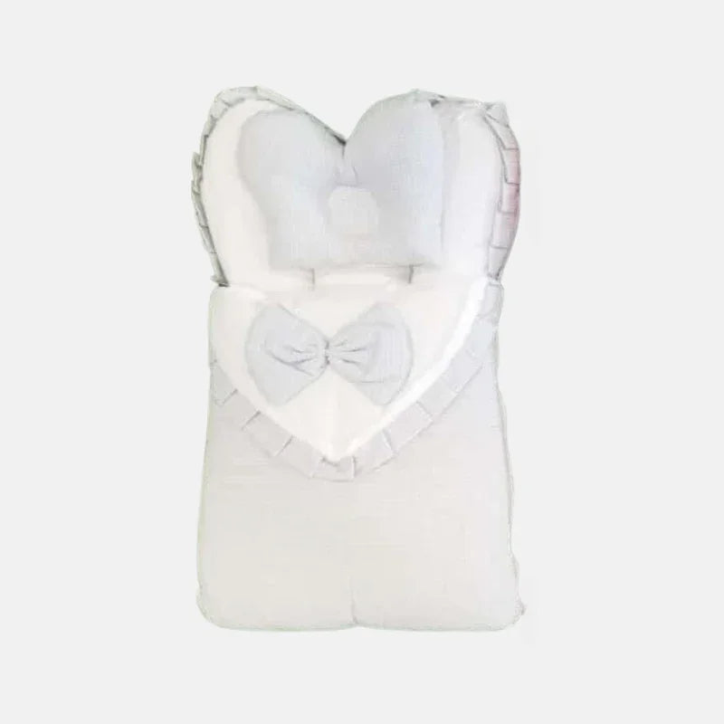 Heart Shaped Soft Baby Nest (Gray) (23848)