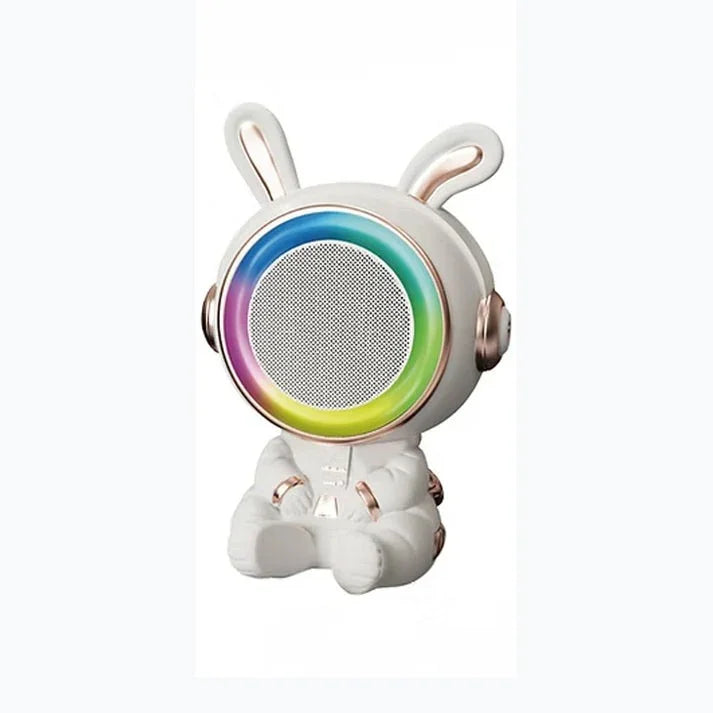 Adorable Rabbit-Shaped Wireless Karaoke Speaker – Mini 10W Sound Fun for Kids