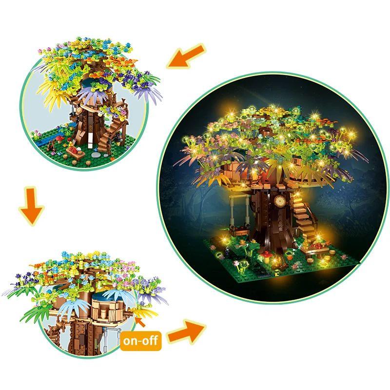 Lego Tree House Puzzle Bocks 888+ Pieces