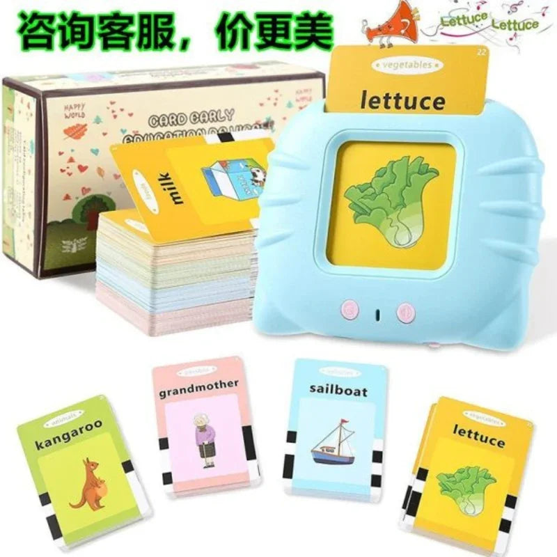 Talking Flash Cards | Arabic & English Learning Toy with 202 Words for Kids