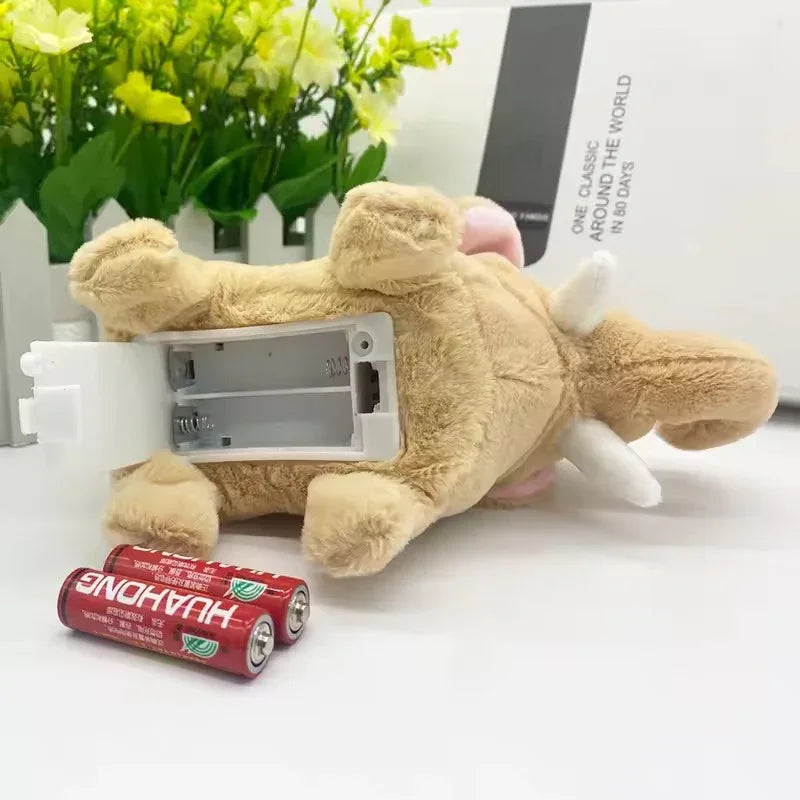 Walking & Talking Plush Elephant – Soft, Sounding, and Moving Toy