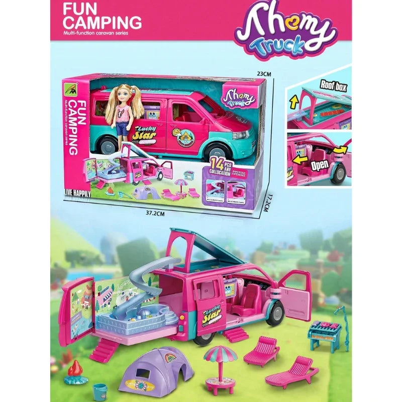 Fashion Doll Camping Accessories Dream Vehicle Trip Set