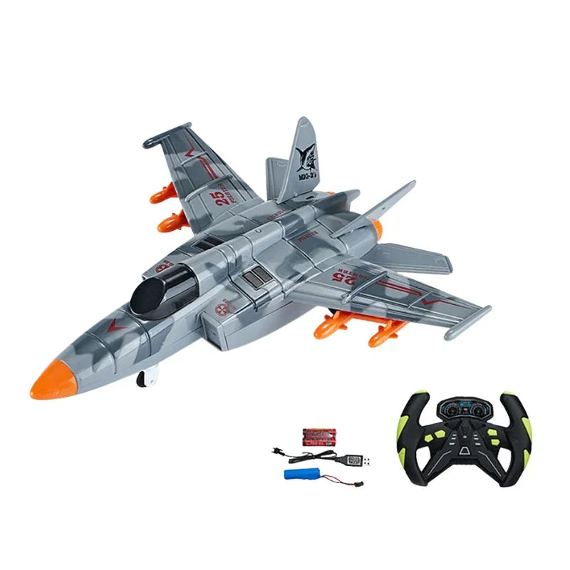 Military Remote Control Aircraft Plane for Kids
