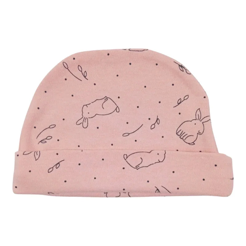 Multi  Caps Soft Cotton Baby Hats  Pack of 3