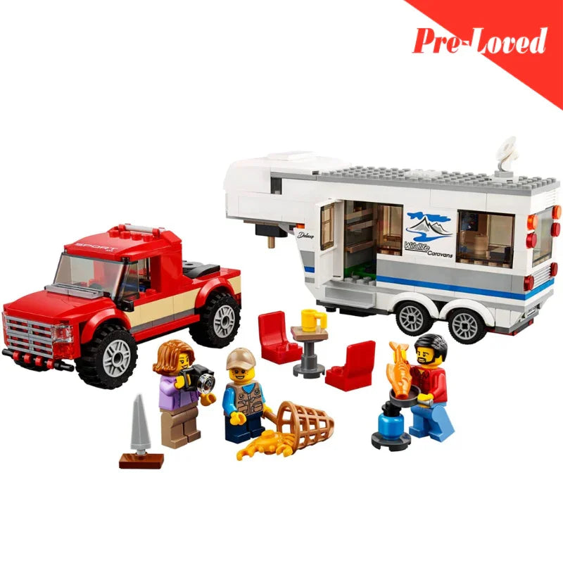 LEGO City Pickup & Caravan 60182 Building Kit (344 Pieces) Orignal LEGO Pre-loved