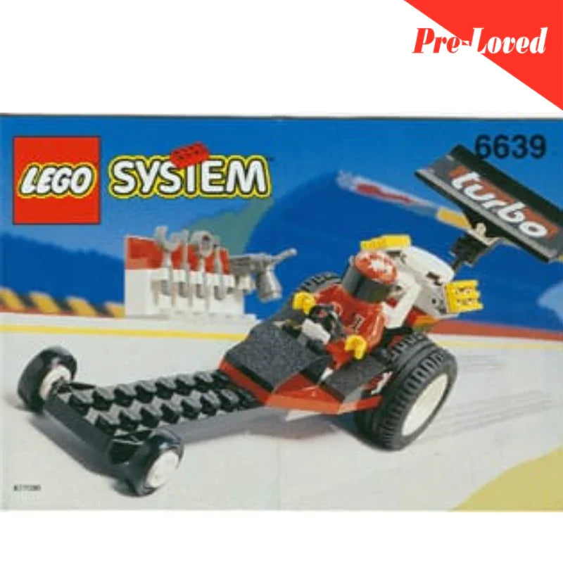 LEGO City Turbo Racer 6639 system vintage Set 1995 Orignal LEGO Pre-loved