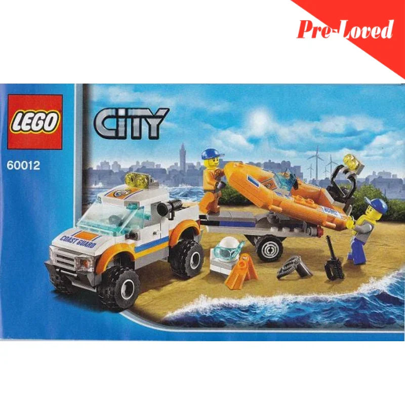 LEGO City 60012 4x4 and Diving Boat Orignal LEGO Pre-loved
