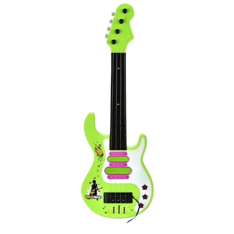 Electric Guitar Toy for Kids – Colorful Design with Music & Light Effects