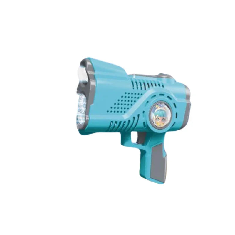 Electric Bubble Machine Toy for Kids – Fun Outdoor Bubble Maker with Soap Solution