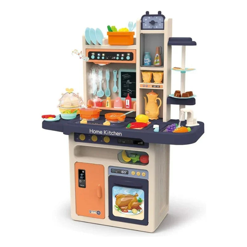 Good 69-Piece Kitchen Playset with Light Sound & Mist Spray