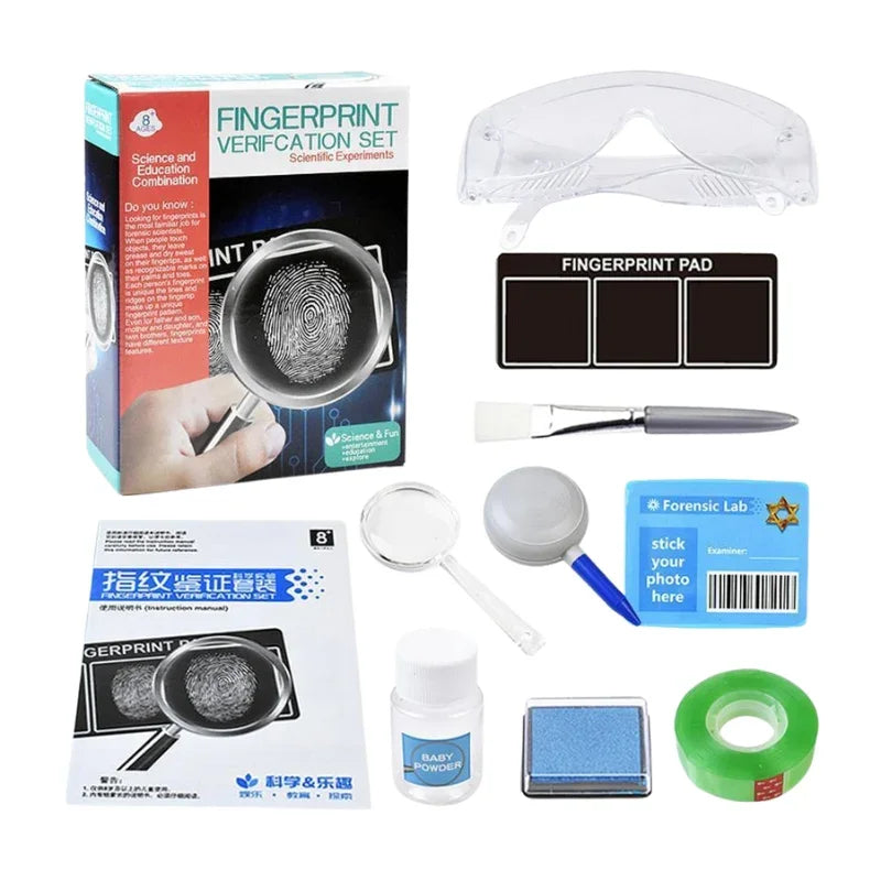 Children Fingerprint Verification DIY Science Kit For Forensic and Educational Fun