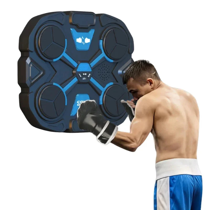 Interactive Music Boxing Trainer with Adjustable Speed & LED Targets – Fun Home Gym Workout Machine