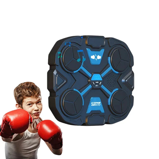 Interactive Music Boxing Trainer with Adjustable Speed & LED Targets – Fun Home Gym Workout Machine