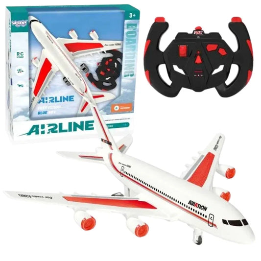 Remote Control Electric Airline Jet Toy – Realistic Airplane Model for Kids