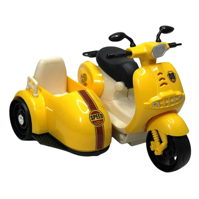 Push Scooter Toy with Trolley – Realistic Ride-On Bike for Kids