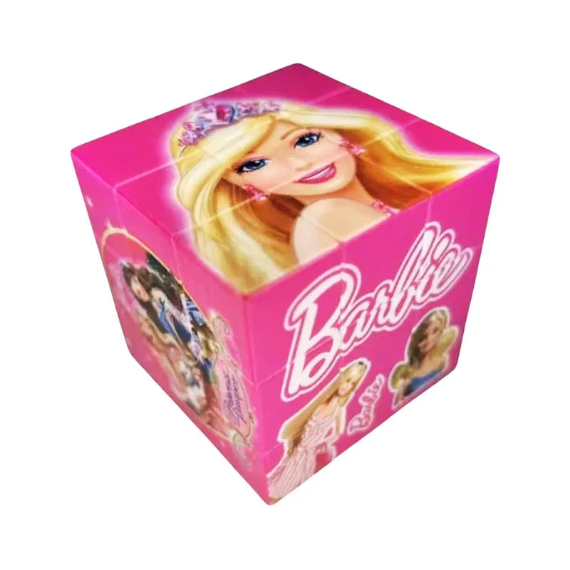 Barbie Anti-Stress Rubik's Cube – Brain Teasing Puzzle Toy for Kids Pack of 1