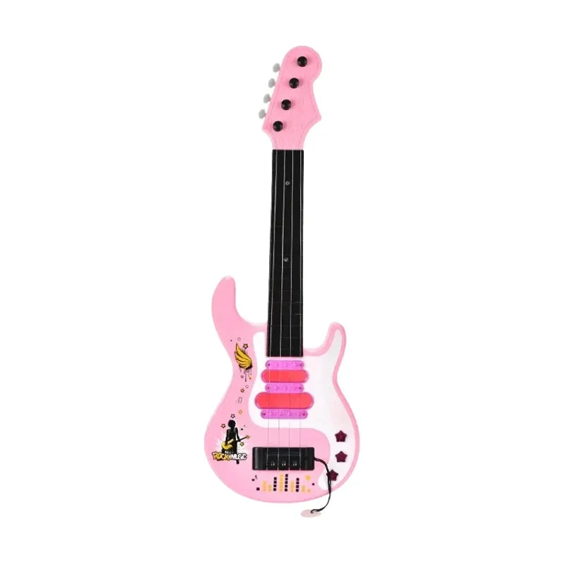 Electric Guitar Toy for Kids – Colorful Design with Music & Light Effects