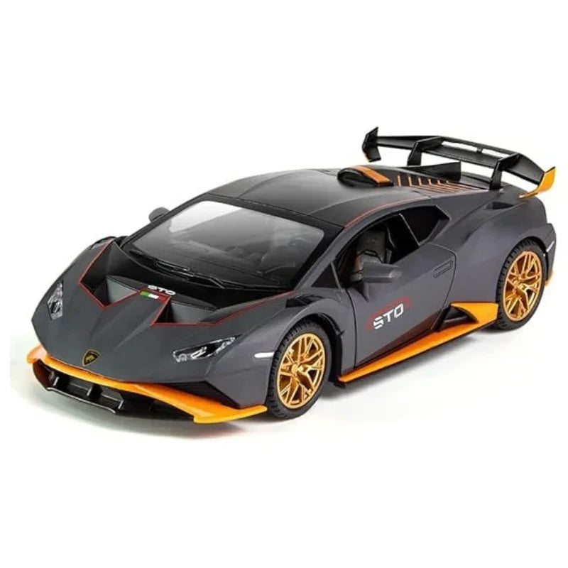 Lamborghini Huracan Die-Cast Car 1:24 Scale with Lights & Engine Sound – Premium Alloy Model for Kids & Collectors