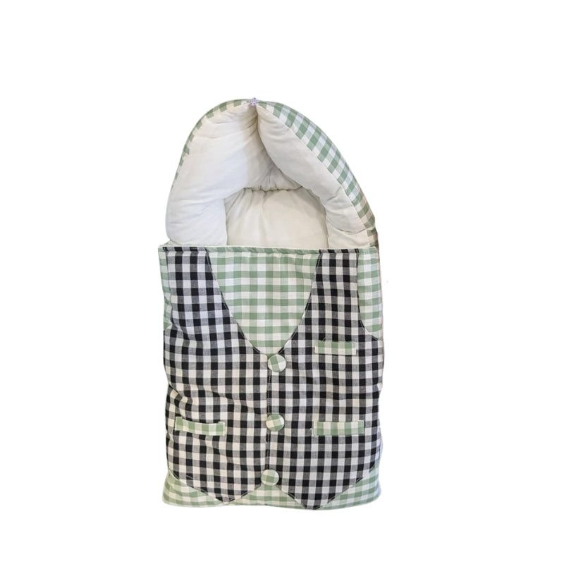 Gentleman Style Baby Sleeping Bag Soft Cozy Vest Design Nest