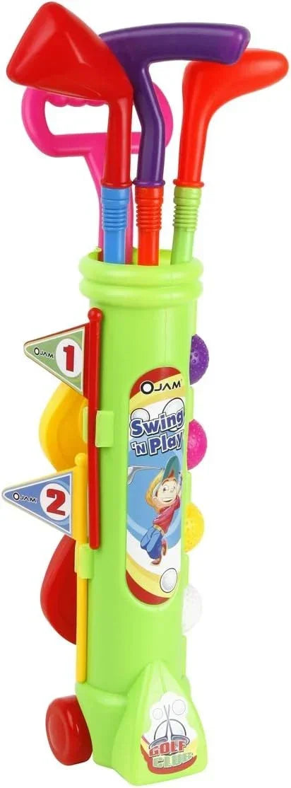 12PCS Kids Golf Club Set – Portable Indoor & Outdoor Mini Golf Fun