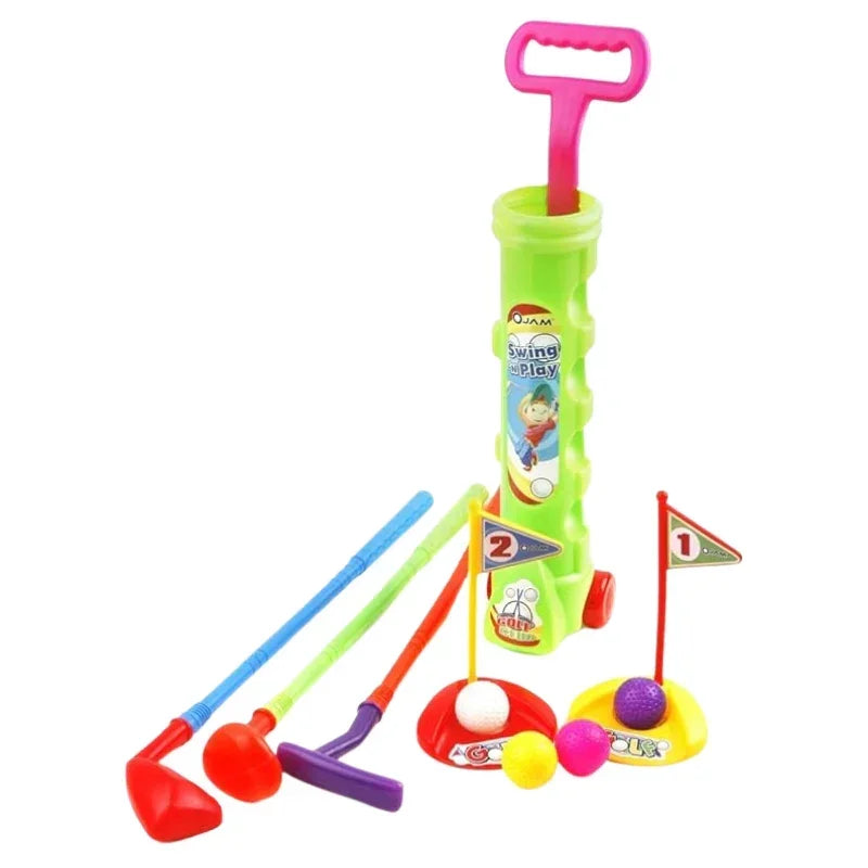 12PCS Kids Golf Club Set – Portable Indoor & Outdoor Mini Golf Fun