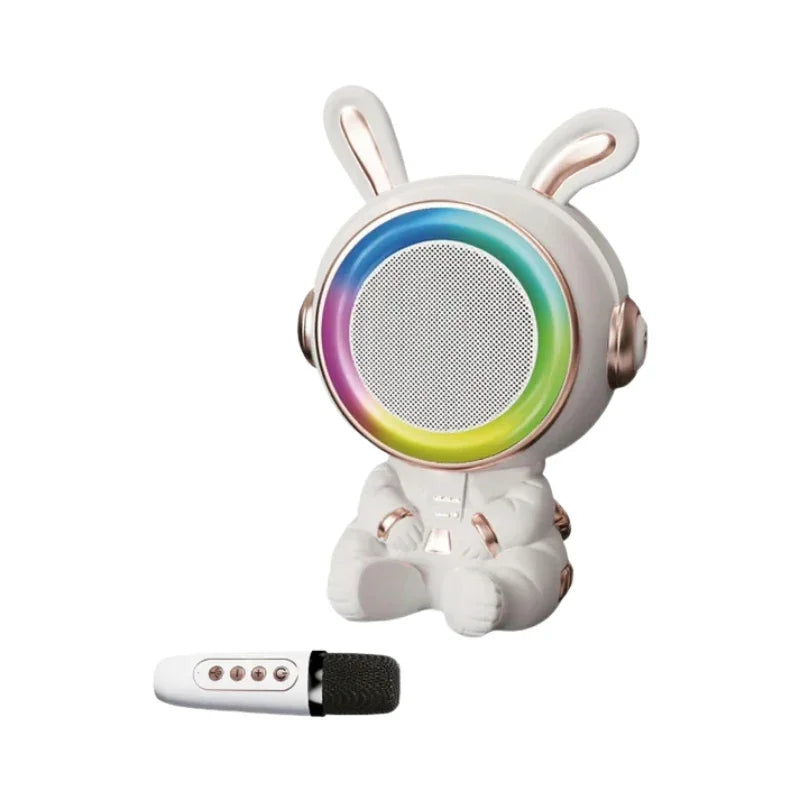 Adorable Rabbit-Shaped Wireless Karaoke Speaker – Mini 10W Sound Fun for Kids