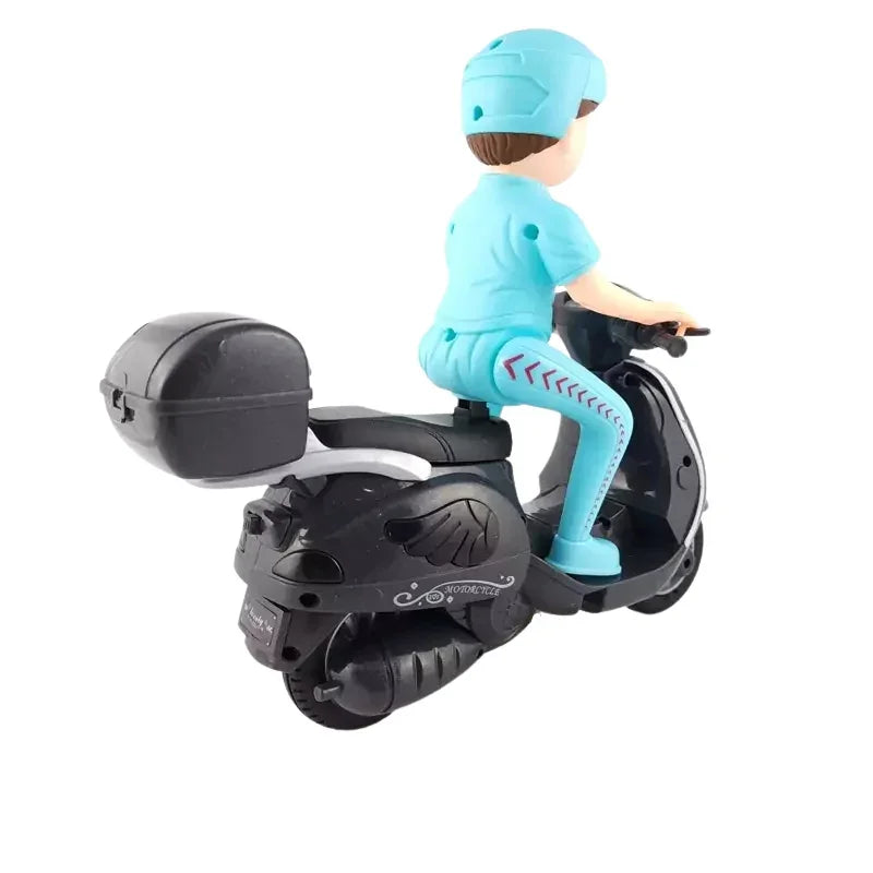 Action Ride Motorcycle Toy – Musical & Moving Passenger Fun