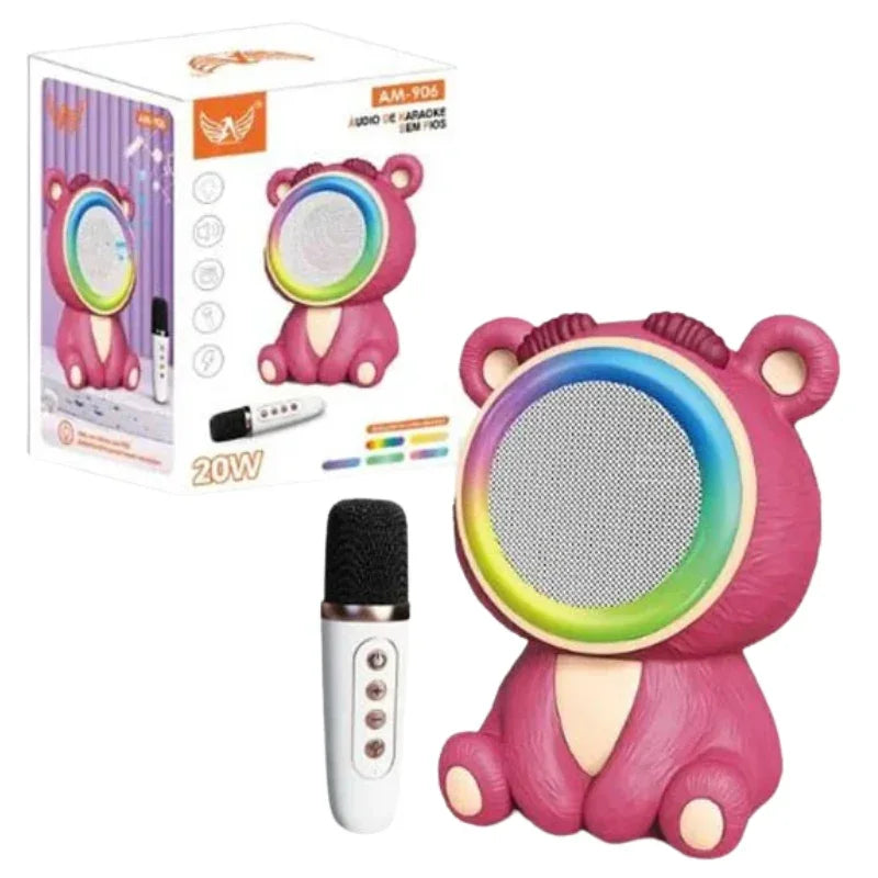 Adorable Rabbit-Shaped Wireless Karaoke Speaker – Mini 10W Sound Fun for Kids