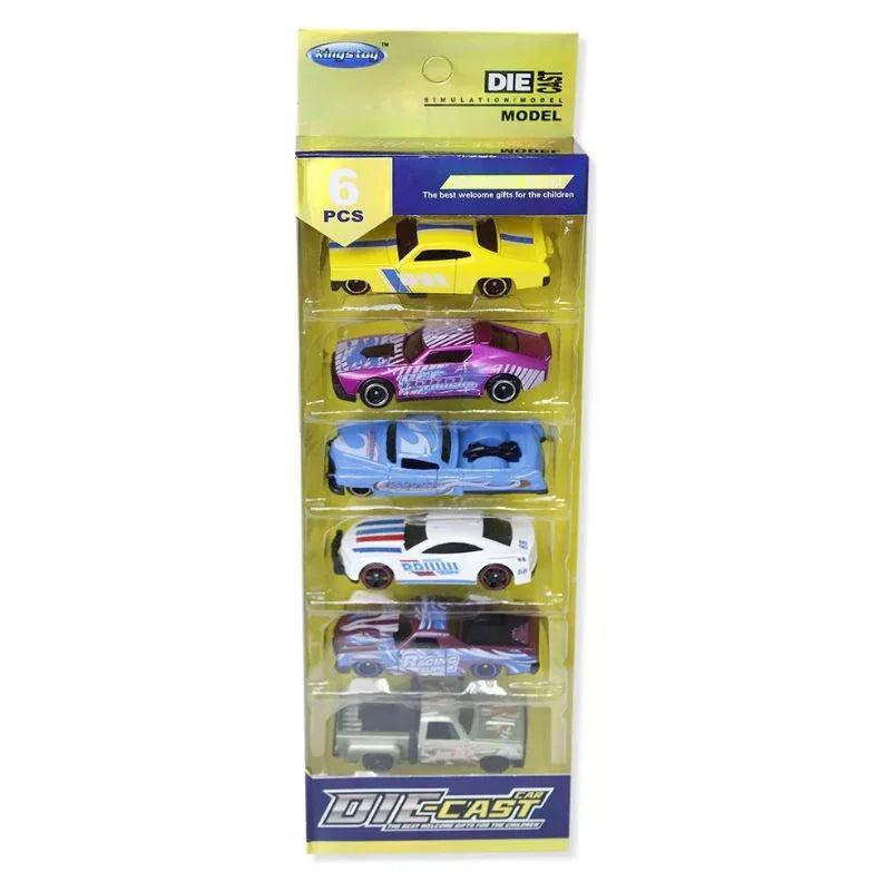 6-Pack Racing Cars – Fun Mini Vehicle Set for Kids