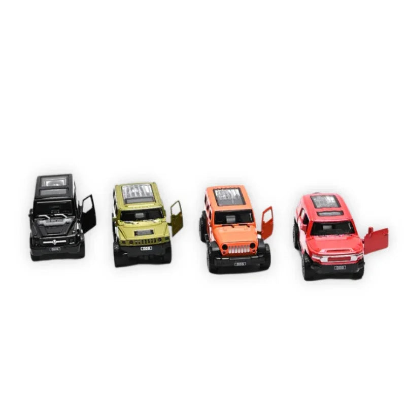 Classic Die-Cast Dinky Car Set – Pack of 4 Stylish Mini Vehicles