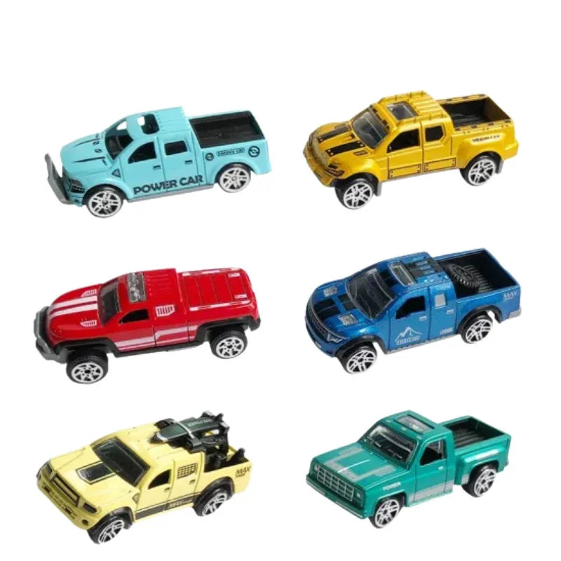 Street Convoy Alloy Car Series – 3-Pack Die-Cast Mini Vehicles for Kids Assorted