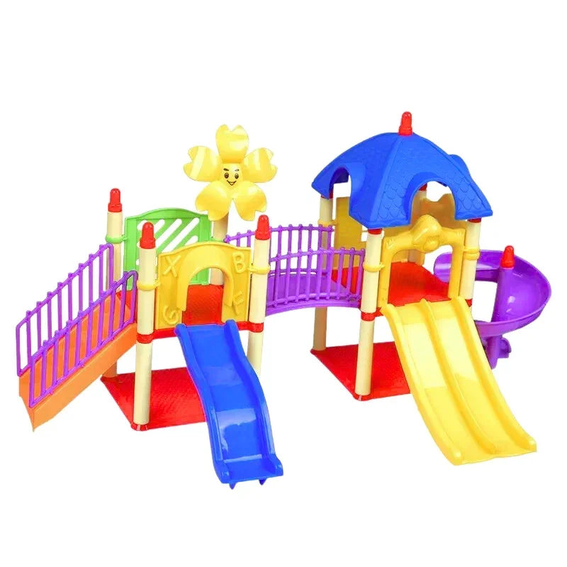 Colorful Playground Building Blocks Set – DIY Slide & Swing Park 48Pcs Toy for Kids