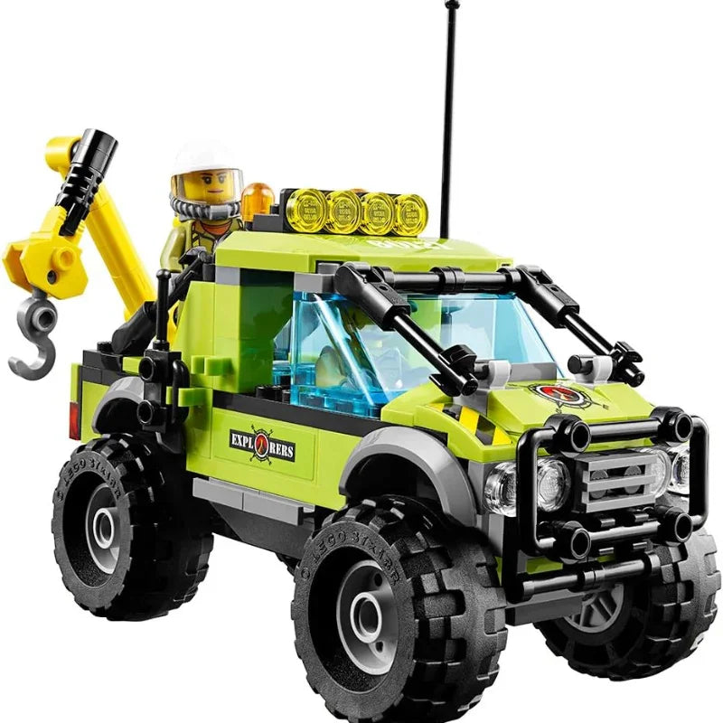 LEGO City Volcano Explorers 60121 Volcano Exploration Truck Building Kit (175 Piece) Oriignal LEGO Pre-loved
