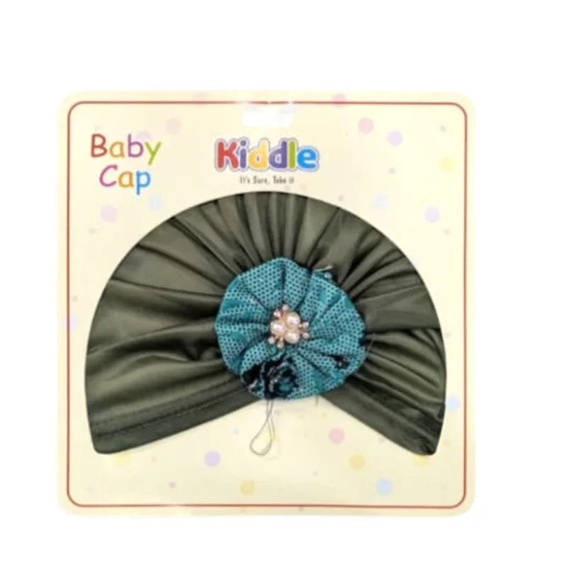 Flower Colored Turban Caps Soft Stylish Headwear Babie