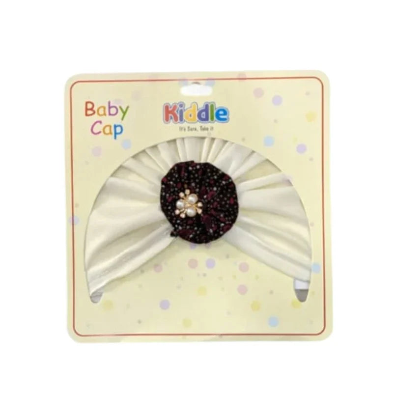 Flower Colored Turban Caps Soft Stylish Headwear Babie