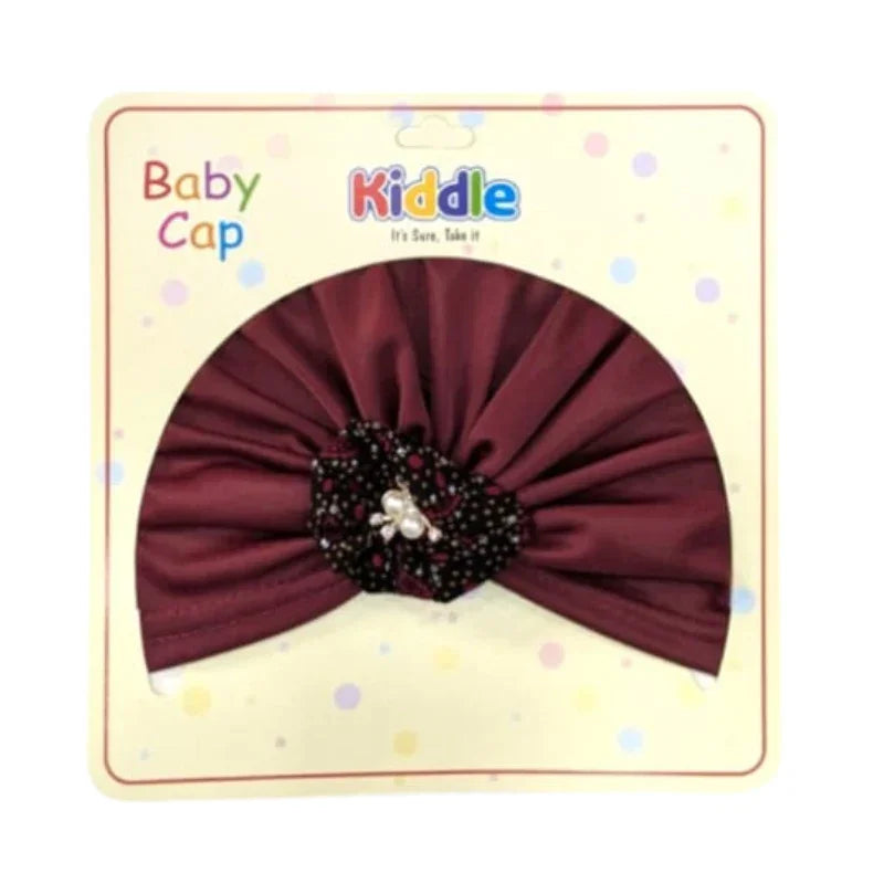 Flower Colored Turban Caps Soft Stylish Headwear Babie